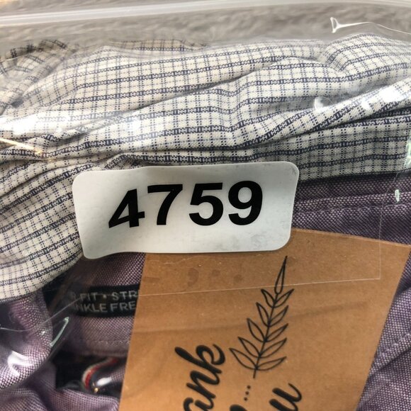 Tommy Hilfiger Mens Dress Shirt Size 2XL 18 Neck Lot Of Two Long Sleeve Bundle - Picture 15 of 16